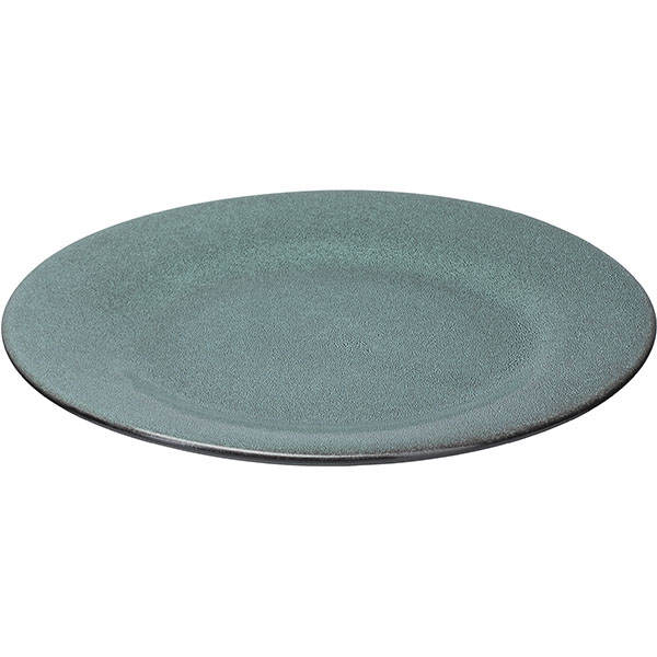 Тарелка «Млечный путь бирюза»;фарфор;D=24,H=2см;бирюз.,черный