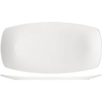 Блюдо «Опшенс» прямоугольное;фарфор;,H=15,L=405,B=205мм;белый
