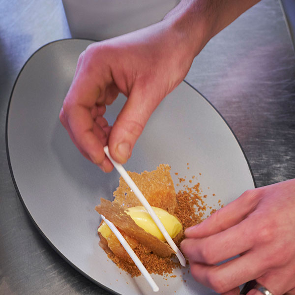 Блюдо «Экинокс» овальное;керамика;,H=40,L=350,B=223мм;серый