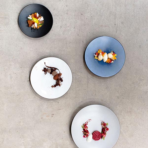 Тарелка «Экинокс» мелкая;керамика;D=26,H=3см;черный