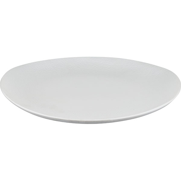 Тарелка «Артик» мелкая;фарфор;D=30см;белый,матовый