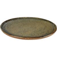 Тарелка «Серфис»;керамика;D=270,H=15мм;серый