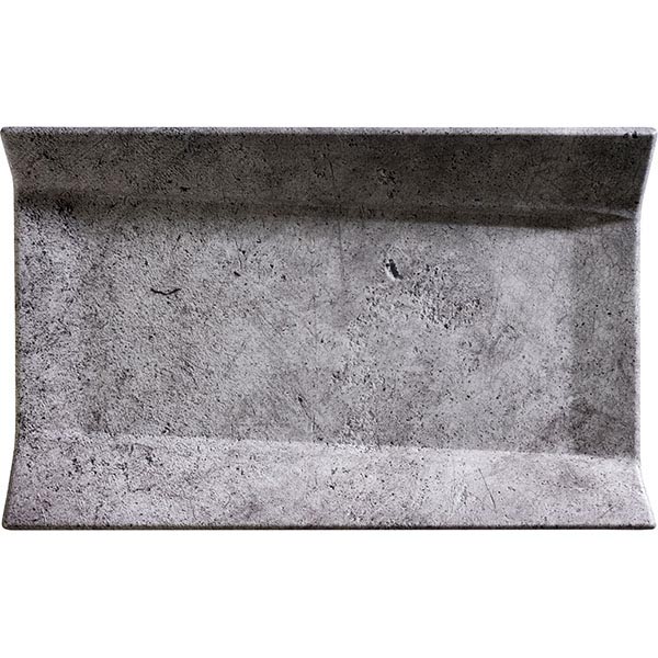 Поднос фуршетный «Элемент» для подачи GN 1/4;пластик;,H=35,L=265,B=162мм;серый