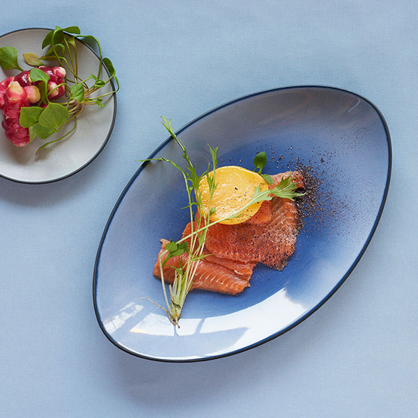 Тарелка «Экинокс» для хлеба;керамика;D=16,H=2см;серый