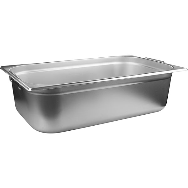Гастроемкость GN 1/1 с ручками;сталь нерж.;19,9л;,H=15,L=53,B=32,5см;металлич.