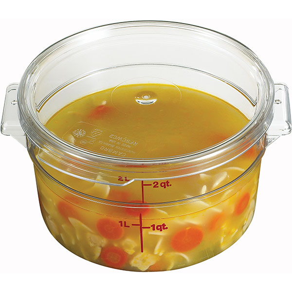 Контейнер для продуктов;поликарбонат;1,9л;D=20,8,H=11,1см;прозр.