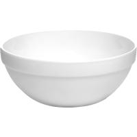 Салатник «Гастрономи»;стекло;1л;D=17,H=8см;слон.кость