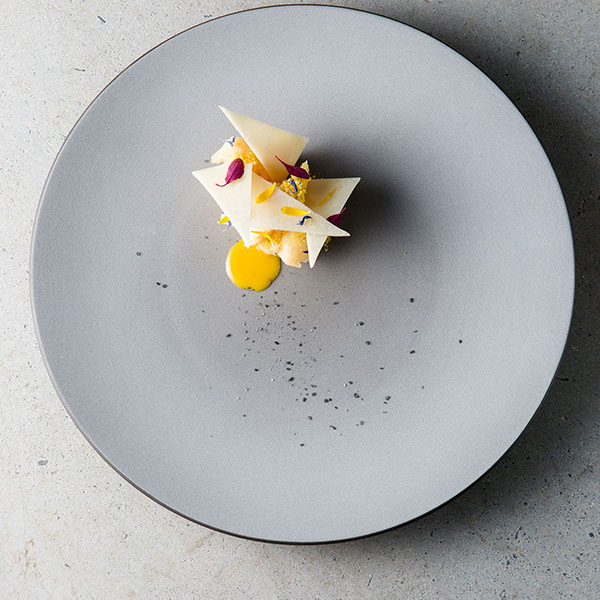 Тарелка «Экинокс» мелкая;керамика;D=280,H=33мм;серый