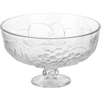 Ваза для фруктов «Пикник»;стекло;D=23,H=13,5см;прозр.