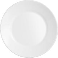 Тарелка «Ресторан»;стекло;D=235,H=25мм;белый