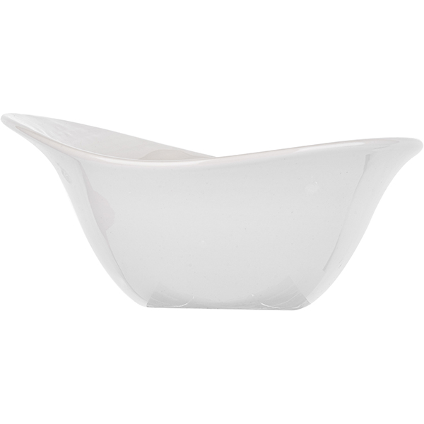 Салатник «Скейп»;фарфор;420мл;D=18см;белый