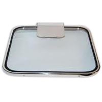 Крышка квадратная для мармита;стекло;прозр.