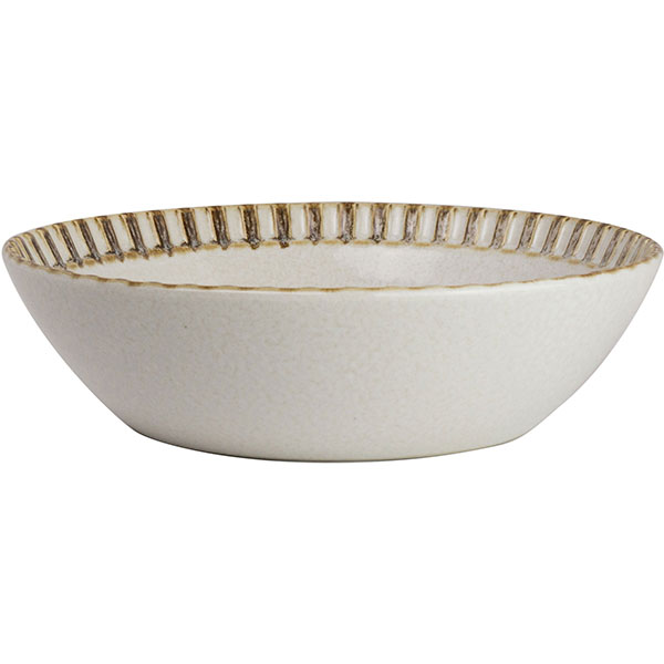 Салатник «Аделаид»;фарфор;D=13см;кремов.