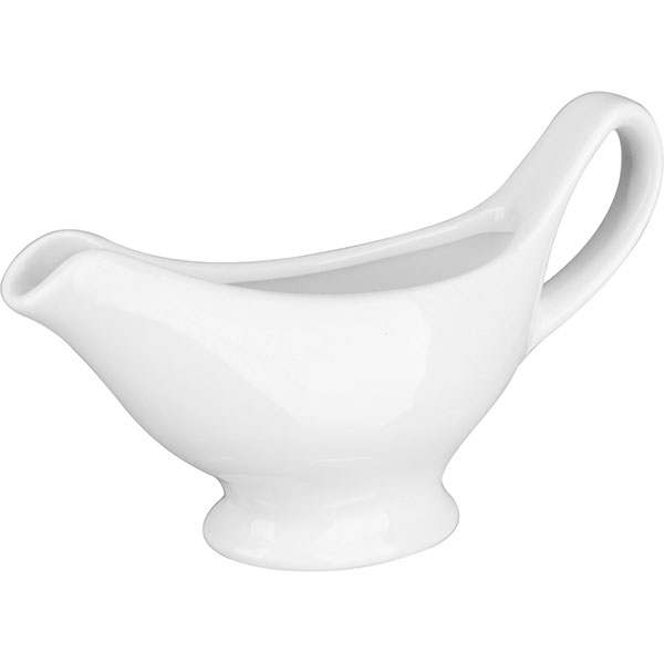 Соусник «Кунстверк»;фарфор;80мл;,H=85,L=150,B=45мм;белый