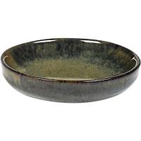 Блюдце «Серфис» для масла;керамика;D=9,H=2см;сизый