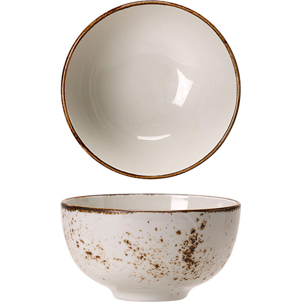 Салатник «Крафт Вайт»;фарфор;457мл;D=127,H=70мм;белый