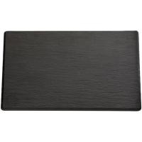 Блюдо для подачи;пластик;,H=12,L=325,B=265мм;черный