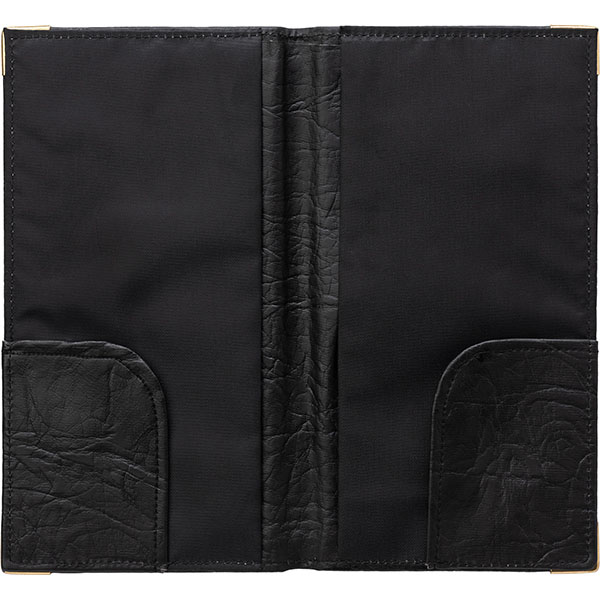 Папка для счетов;кожезам.;,L=22,B=12см;черный