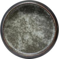 Салатник «Истра»;керамика;D=115,H=43мм;черный,зелен.