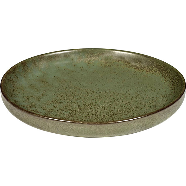 Тарелка «Серфис»;керамика;D=160,H=15мм;болотн.
