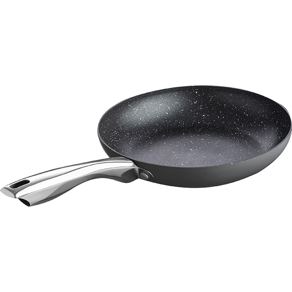 Сковорода «Уитфорд»;алюм.литой,сталь нерж.;1,2л;D=220,H=42мм;граф.,черный