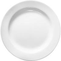 Тарелка «Эволюшнс Уайт» мелкая;стекло;D=270,H=22мм;белый