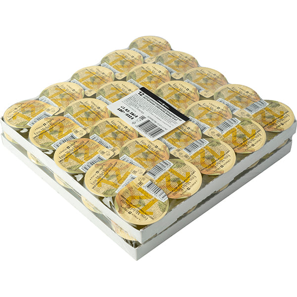 Сироп «Желтый Банан» ароматизированный порционный Pinch&Drop на подложке[50шт];поливинилхл.;15мл;D=4