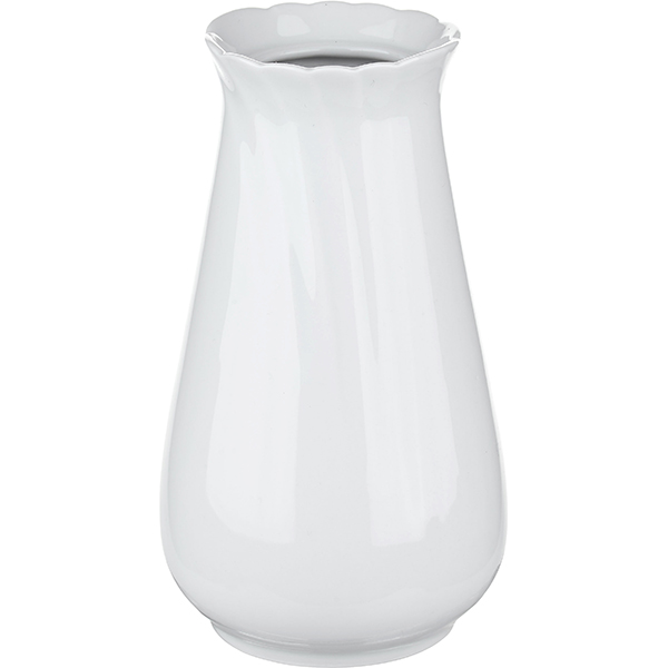 Ваза для цветов «Голубка»;фарфор;,H=14,5см;белый