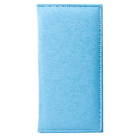 Папка для счетов;кожезам.;,L=22,2,B=12см;голуб.