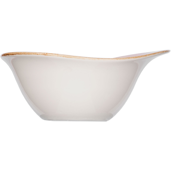 Салатник «Крафт распберри»;фарфор;,H=75,L=180,B=140мм;розов.