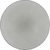 Тарелка «Экинокс» мелкая;керамика;D=280,H=33мм;серый