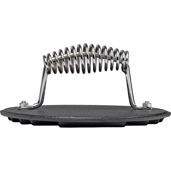 Пресс для гриля «Эмбер Каст Мэтт»;чугун,металл;D=19,5см;черный