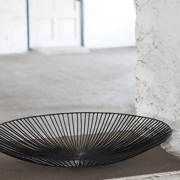 Ваза для фруктов;металл;D=50,H=7см;черный