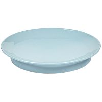 Тарелка глубокая «Сан Пеллегрино»;фарфор;D=240,H=33мм;голуб.