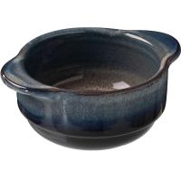 Чашка бульонная «Пати»;фарфор;300мл;D=11,5см;серый,синий