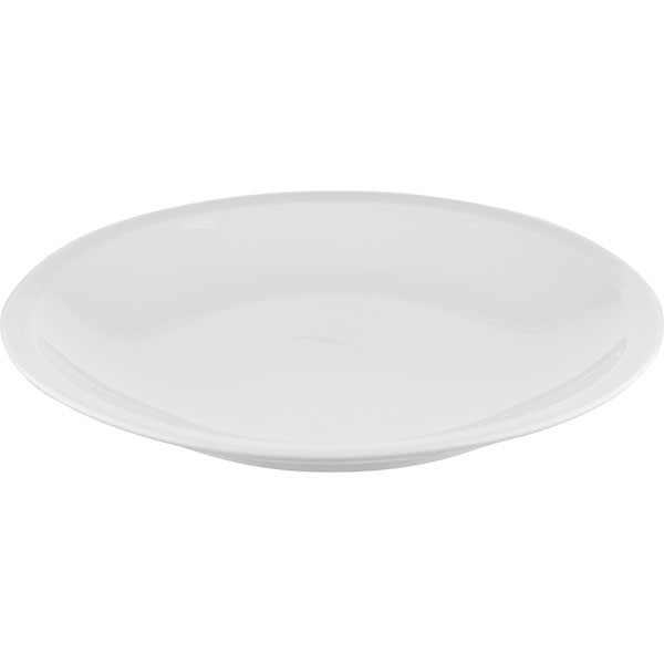 Тарелка «Катя» мелкая;фарфор;D=25,5см;белый