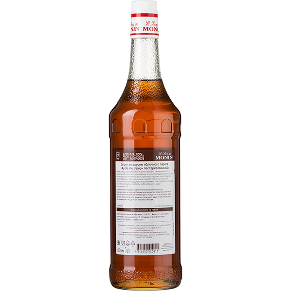 Сироп «Яблочный Пирог» Monin;стекло;1л;D=85,H=320мм