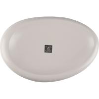 Блюдо для подачи «Нинфа» овальное;фарфор;,H=45,L=265,B=175мм;белый,матовый