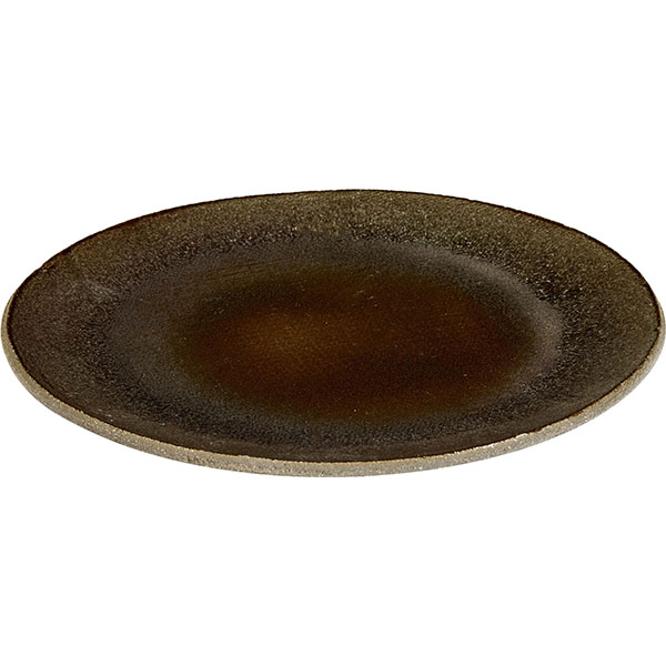 Тарелка;бетон;D=28см;серый