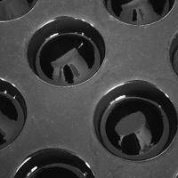 Форма кондитерская «Круг с углублением»[24шт];силикон,стеклопласт.;80мл;D=75,H=24мм