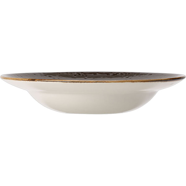 Тарелка для пасты «Крафт Грэй»;фарфор;320мл;D=27,H=5см;серый