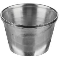 Соусник;сталь нерж.;30мл;D=45,H=27мм;металлич.