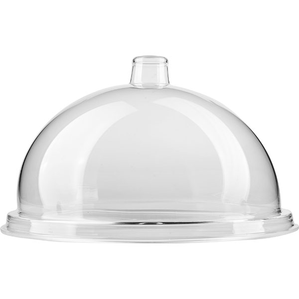 Крышка для блюда;пластик;D=29см;прозр.