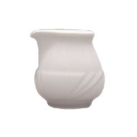 Молочник «Аркадия»;фарфор;50мл;,H=55,L=125,B=60мм;белый