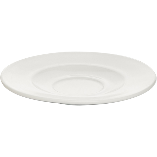 Блюдце «Перформа»;стекло;D=120,H=13мм;белый