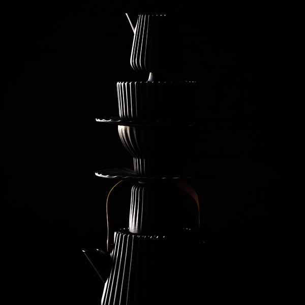 Сахарница «Пекое»;керамика;D=90,H=55мм;черный