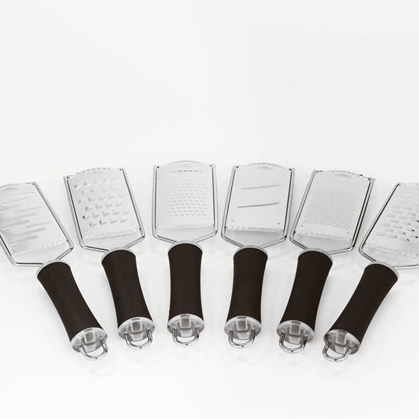 Терка для овощей;сталь нерж.;,L=300,B=77мм;серебрист.,черный