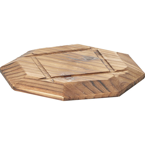 Подставка под горячее 8-угольн.;сосна;,H=13,L=180,B=180мм;коричнев.