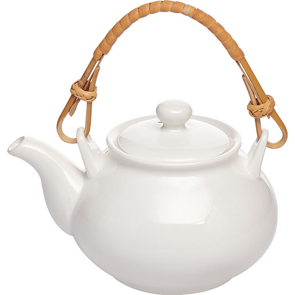 Чайник заварочный «Кунстверк»;фарфор;0,6л;D=80,H=95,L=153мм;белый Чайник заварочный «Кунстверк»;фарфор;0,6л;D=80,H=95,L=153мм;белый