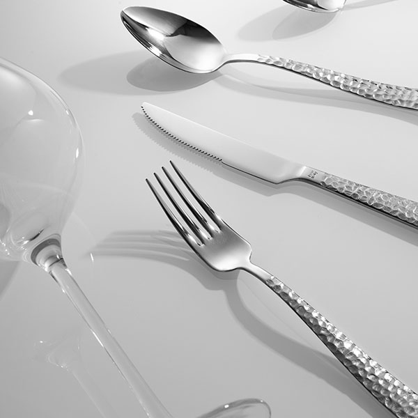 Нож столовый кованный «Пэлас Мартелатто»;сталь нерж.;,L=201/106,B=20мм;металлич.